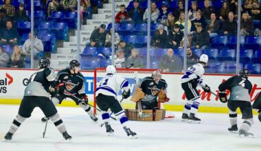 Vancouver Giants lost to the Victoria Royals 5-2 on Saturday night at the Langley Events Centre after surrendering three third period goals. (Rob Wilton, Vancouver Giants/Special to Langley Advance Times)