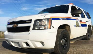 Revelstoke RCMP responded to a single-vehicle crash in which a semi driver escaped with just minor injuries after a falling boulder hit his truck on Highway 1 near Three Valley Gap on Friday, March 13. (Black Press file photo)
