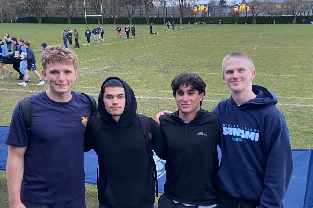 Comox Valley players for the BC U18 Boys team earned fourth place in the highly competitive VSI Rugy tournament (supplied)