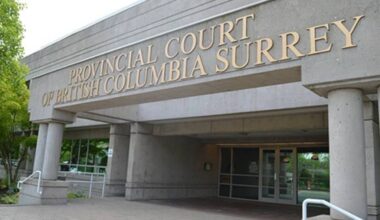 Surrey provincial courthouse. (Tom Zytaruk/Surrey Now-Leader file)