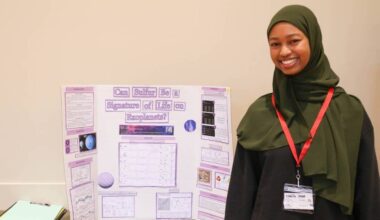 Can Sulfur Be a Signature of Life on Exoplanets? by Grade 12 student, Nadifa Omar, from Aberdeen Hall Preparatory School was one of two projects selected represent the region at the Canada Wide Science Fair in Edmonton, Alberta from May 23-30. (Okanagan Shuswap Regional STEM Fair/Contributed)