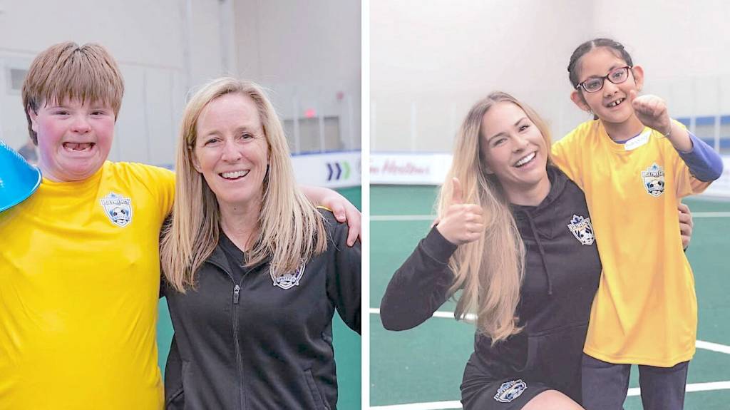 A Langley adaptive sports event has expanded to involve the entire Lower Mainland, at Willoughby Stadium Sunday, March 29 from 3–5 p.m. One of the sports groups involved is Langley United Soccer Association, which hosted an earlier adaptive soccer event indoors at LEC. (Langley Advance Times files)