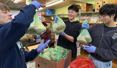 Grade 11 White Rock Christian Academy student Ricky Zhang worked alongside &lsquo;NightShift&rsquo; a Surrey non profit organization for Service Week. (White Rock Christian Academy/Contributed to Peace Arch News)
