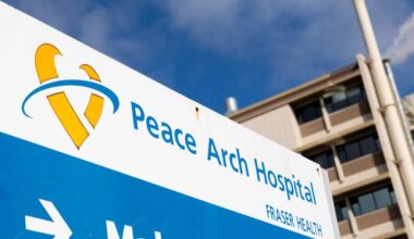 Peace Arch Hospital in White Rock is set for its 9th maternity diversion since December. The latest diversion starts Wednesday, March 25 at 8 a.m. and goes until Tuesday, March 31 at 8 a.m. (Anna Burns/Black Press Media files)