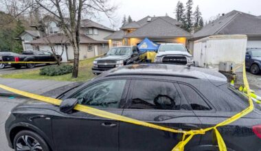 Police were at the scene of a fatal fight in the 23700-block of 110th Avenue in Maple Ridge on March 16. (The News files)