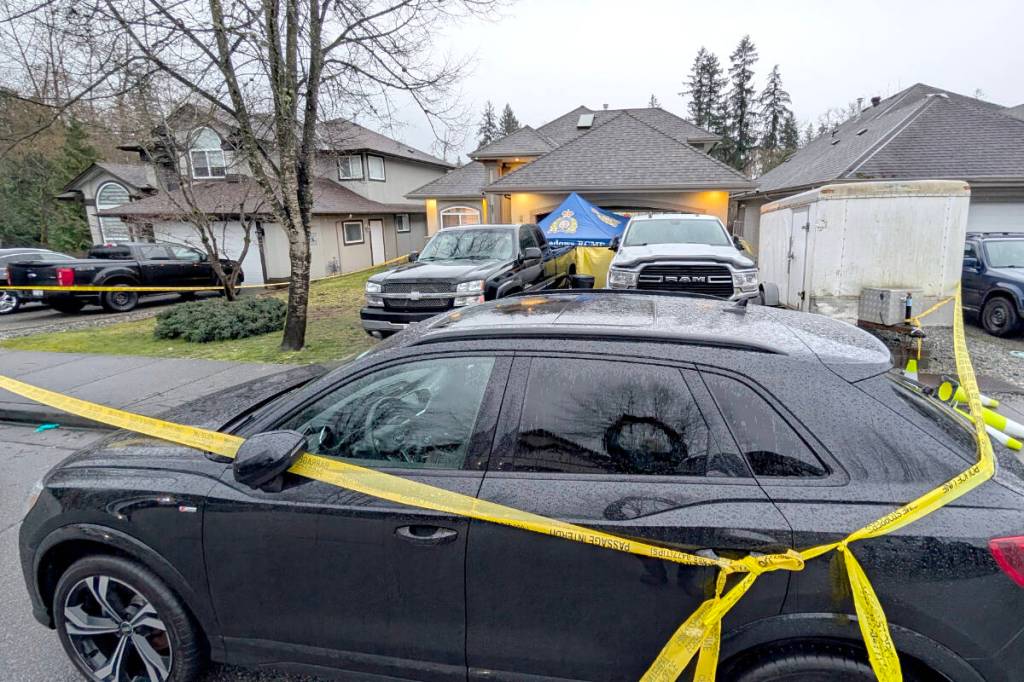 Police were at the scene of a fatal fight in the 23700-block of 110th Avenue in Maple Ridge on March 16. (The News files)