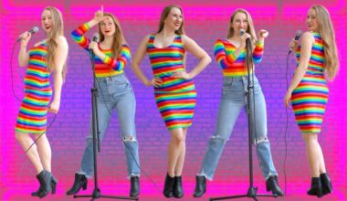 Toronto-based theatre performer Laura Piccinin in a multi-image promo photo for her &ldquo;Lesbihonest&rdquo; solo show, touring B.C. in spring 2026 including a Surrey Arts Centre date Thursday, April 9. (Jen Moore/Contributed to Surrey Now-Leader)