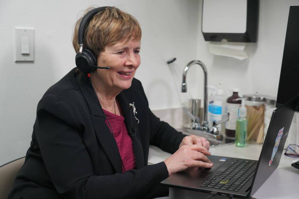 Dr. Judy Dercksen poses for a photo in Avee Health&rsquo;s clinic in Surrey on March 24. (Art Young, Avee Health/ Contributed to Surrey Now-Leader)