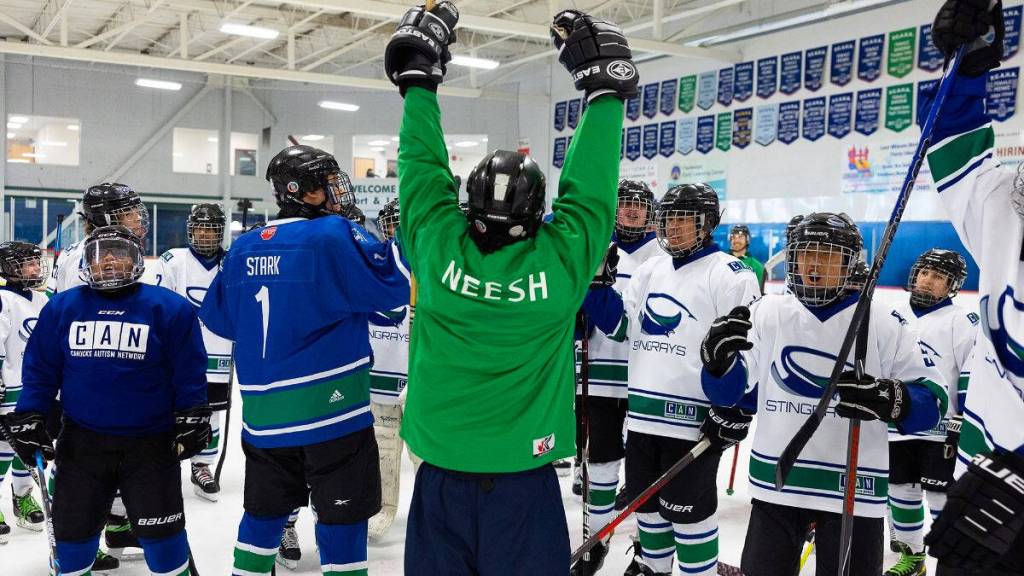 CAN hockey players on the ice. (Contributed photo)