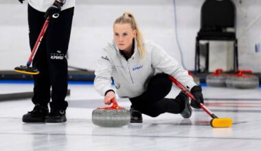 Serena Gray-Withers (pictured) and Victor Pietrangelo won the 2026 Canadian Mixed Doubles Championship on Friday, March 27, 2026, 10- 9 in Surrey. They played against Johnson Tao and Zoe Cinnamon from Alberta. (Anna Burns/ Surrey Now-Leader)
