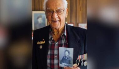 Alvie Burden, Armstrong&rsquo;s oldest veteran, passed away at the age of 104 Thursday, March 26, 2026. (Valour Canada photo)