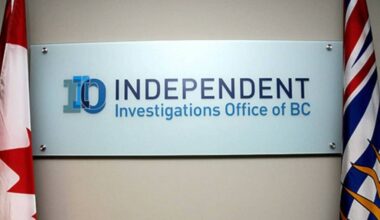 The Independent Investigations Office of B.C. is looking into a Sunday night (March 29) police-involved shooting that left 1 man injured. (Peace Arch News file)