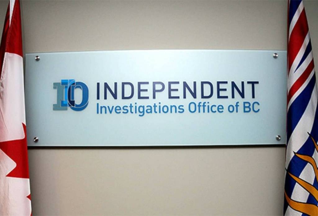 The Independent Investigations Office of B.C. is looking into a Sunday night (March 29) police-involved shooting that left 1 man injured. (Peace Arch News file)