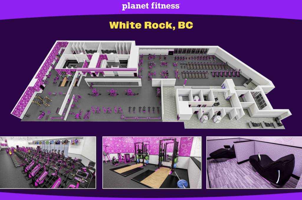 A new Planet Fitness is scheduled to open this spring in South Surrey, inside the former Walmart Superstore garden centre. (Contributed to Peace Arch News)