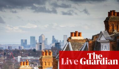 UK house prices rise and economic growth revised up but Iran war clouds outlook – business live | Business