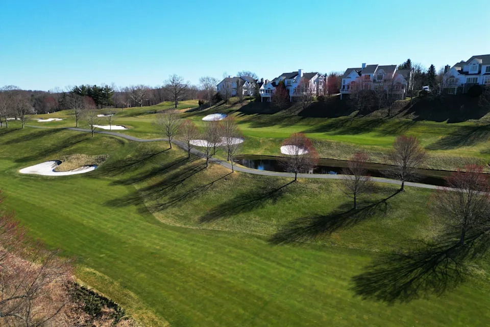 The Trump National Gold Club in Briarcliff Manor, New York, received five health code violation notices from the Westchester County Department of Health, citing the presence of 'insects and rodents' as well as problems with the facilities' maintenance and food storage (Getty Images)