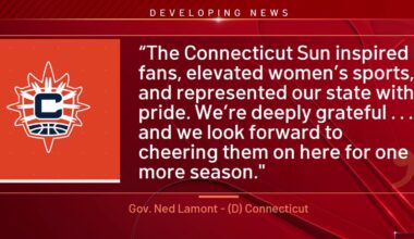 Reaction to news that Connecticut Sun WNBA team is moving to Houston – NBC Connecticut