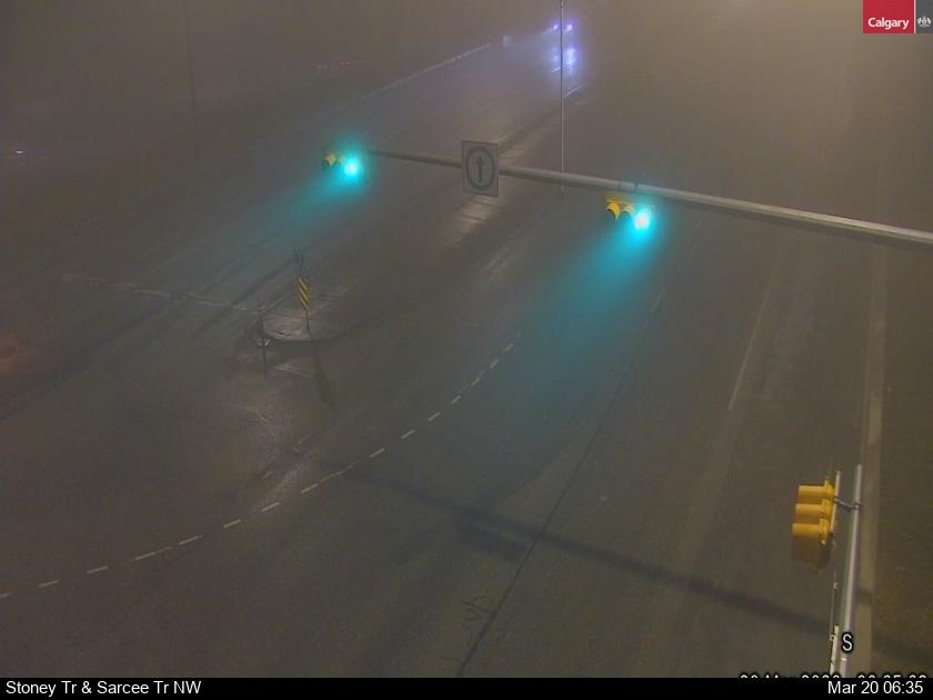 Foggy first day of spring for Calgary