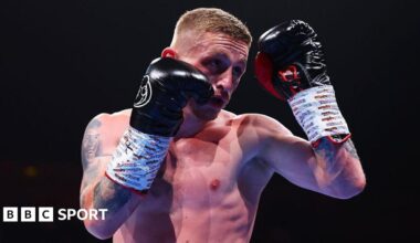 Ryan Garner in action at the Bournemouth International Centre