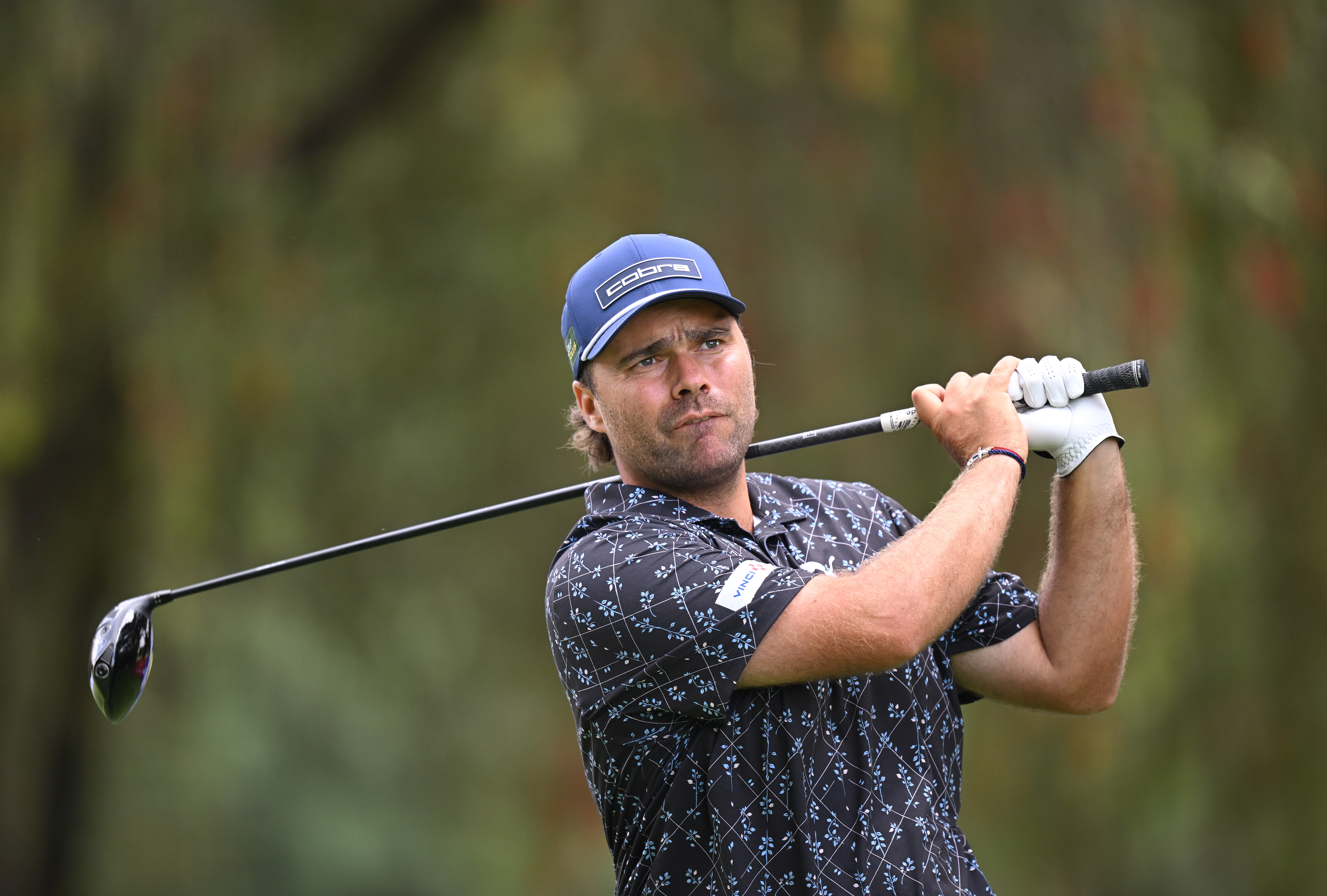 Romain Langasque hits a drive during the 2026 Magical Kenya Open