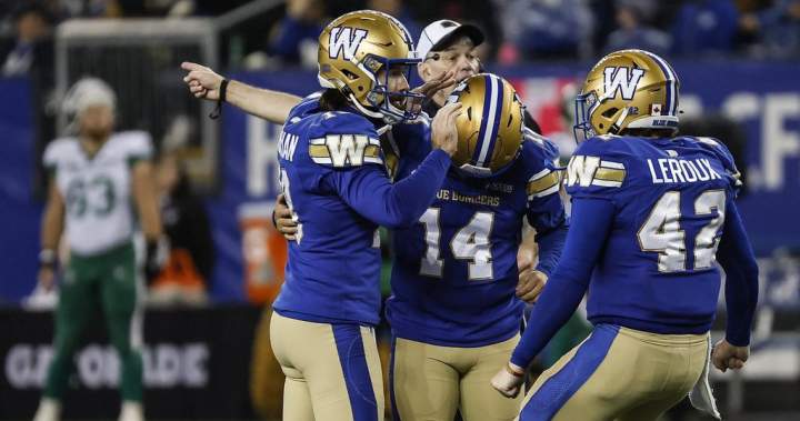 Winnipeg Blue Bombers kicker Sergio Castillo wins pair of community awards - Winnipeg