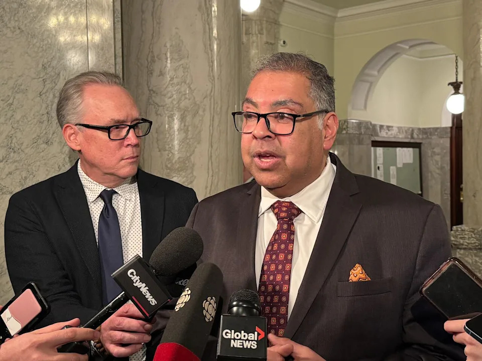 Alberta NDP Leader Naheed Nenshi told reporters at the legislature on March 19, 2026, that the government must call a public inquiry into procurement processes after police vehicles were seen this week outside the offices of provincial supplier MH Care Medical.