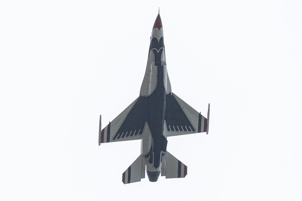 U.S. Airforce Thunderbirds Arrive At Joint Base Andrews For Airshow u.s. airforce thunderbirds arrive at joint base andrews for airshow