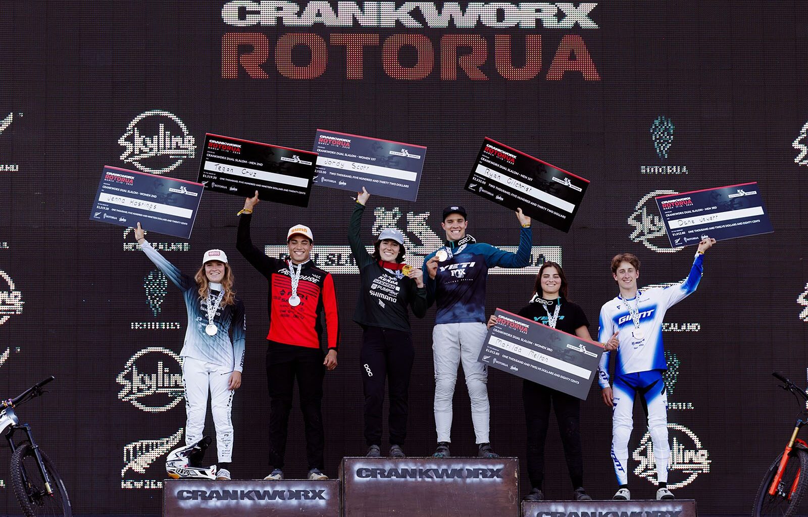 Canadians shine in Crankworx Rotorua dual slalom finale