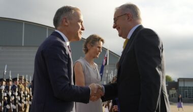 In the news today: Carney in Japan, Ottawa office space, Stronach trial