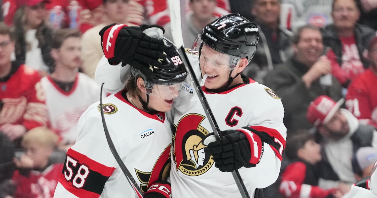 Carter Yakemchuk scores in NHL debut as streaking Ottawa Senators top Detroit Red Wings