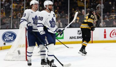 Maple Leafs snap three-game losing streak with 4-2 win over Bruins