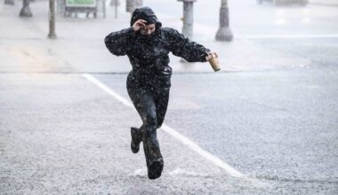 Wet, wintry weather rings in spring