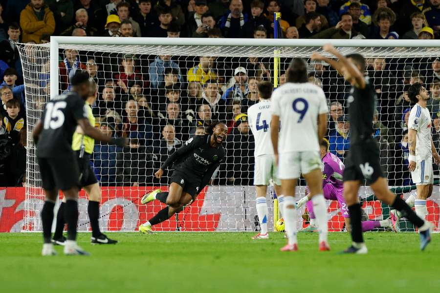 Antoine Semenyo celebrates scoring