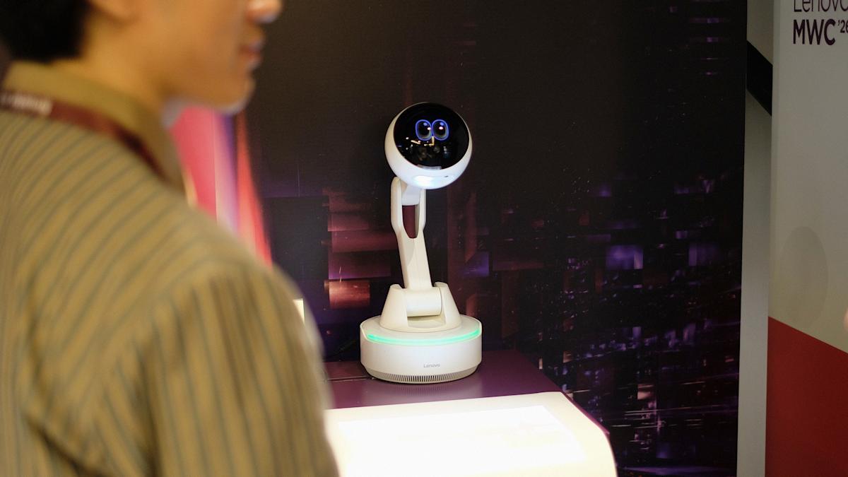 Lenovo's robot concept can help you digitally sign documents (and maybe annoy coworkers)