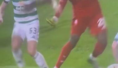 Watch: Horror Aberdeen Tackle Ignored By VAR