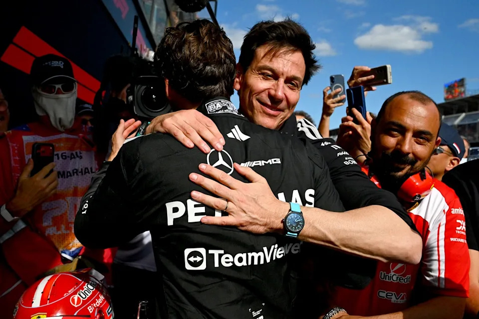 George Russell, Mercedes, Toto Wolff, Mercedes