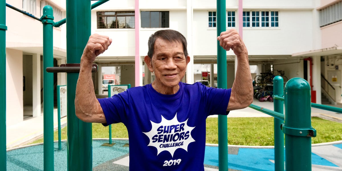 A Former Weightlifter Found Retirement Dull, so He Started Exercising