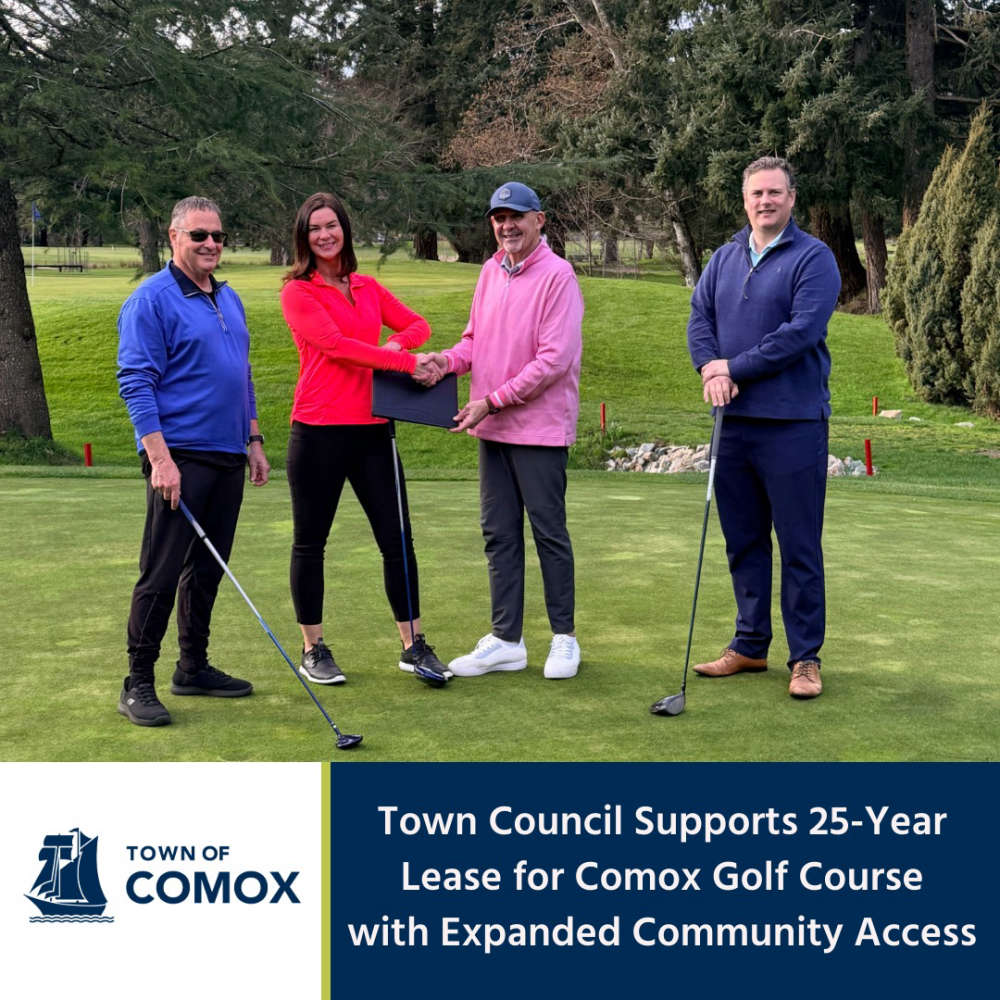 Town Council Supports 25-Year Lease For Comox Golf Course With Expanded Community