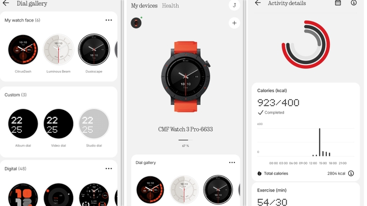 The Nothing X app is minimalist and clean.