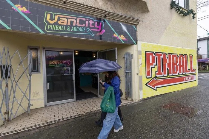  The exterior of VanCity Pinball at 1939 Venables in Vancouver.