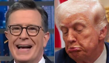 Stephen Colbert Audience Goes Wild For Anti-Trump Display