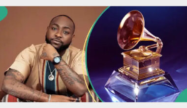 Davido finally speaks on 3 Grammy losses