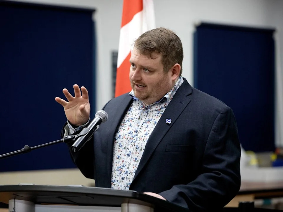  Christopher Robson, CEO and co-founder of Wyvern, in Edmonton Friday, March 27, 2026.