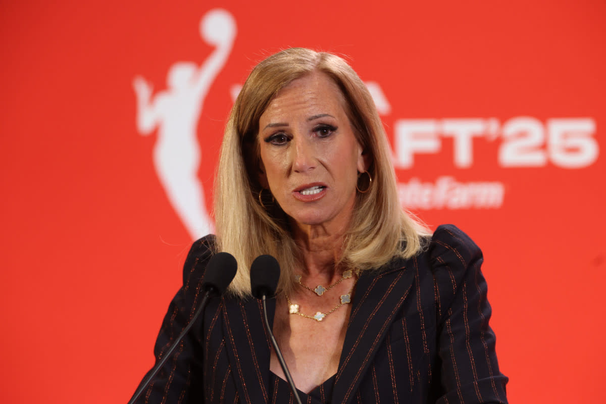 WNBA commissioner Cathy Engelbert.Vincent Carchietta-Imagn Images