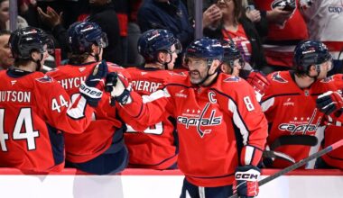 Alex Ovechkin scores his 922nd goal, Cole Hutson scores in NHL debut as Washington Capitals beat Ottawa Senators