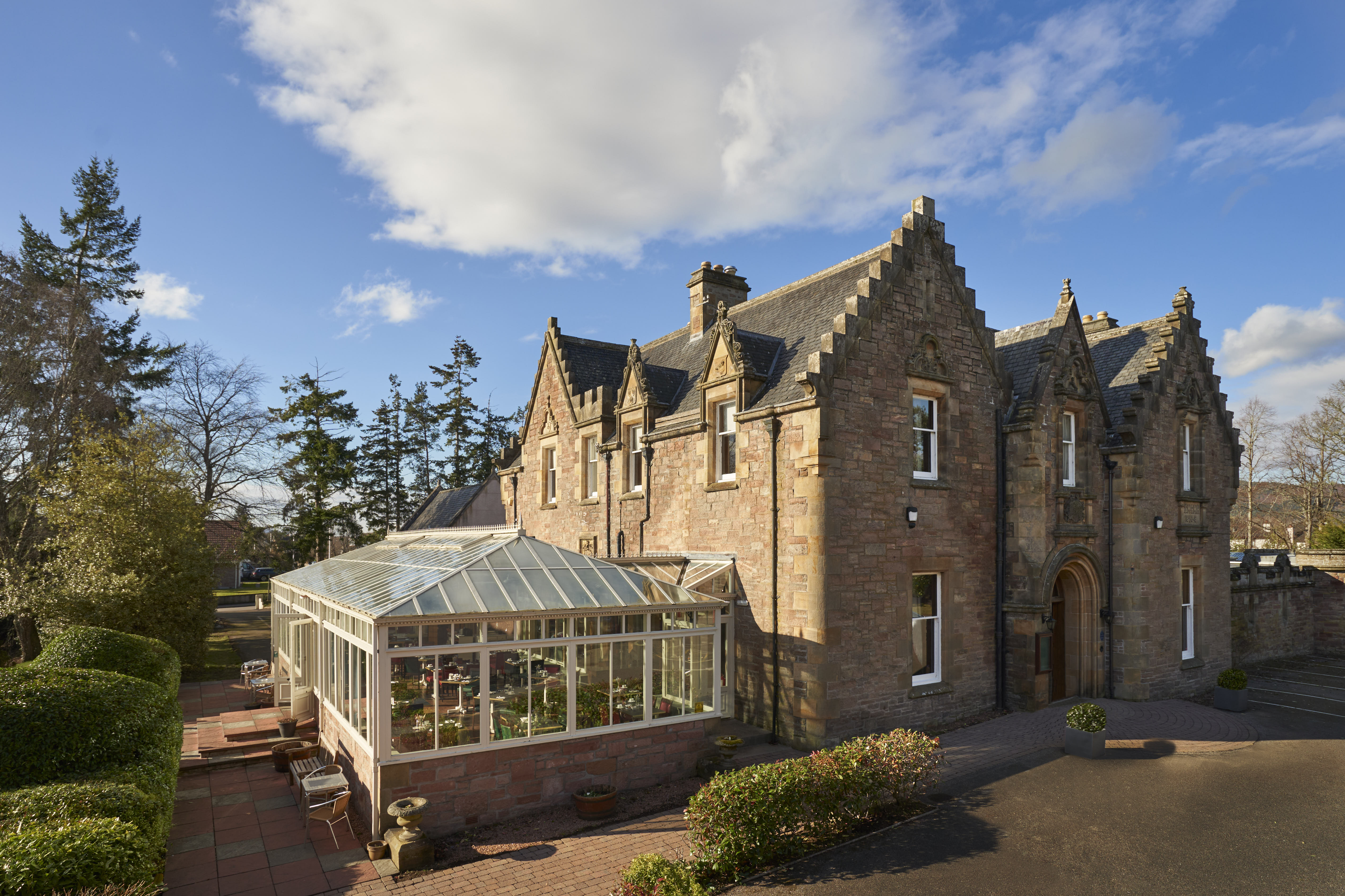 Lochardil House conservatory restaurant