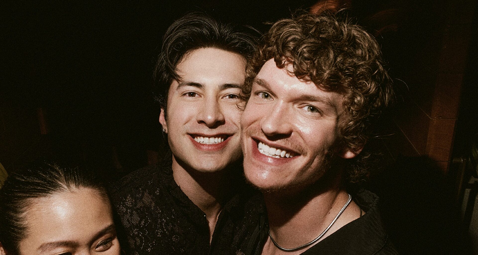 'Heated Rivalry' Stars Connor Storrie, Hudson Williams Attend CAA Pre-Oscars Party