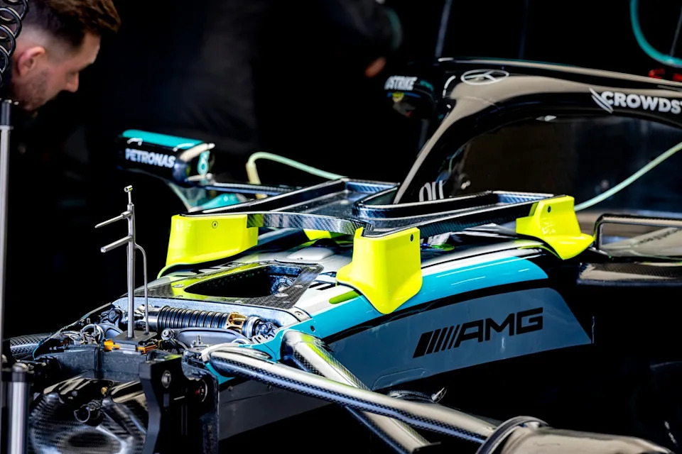 Andrea Kimi Antonelli, Mercedes, technical detail