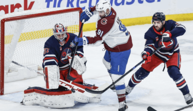 Connor secures eighth 30-goal season as Jets take down Avalanche 3-1