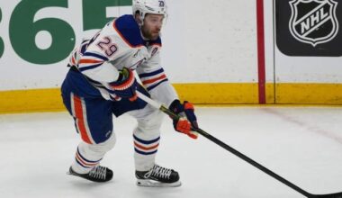 Oilers optimistic injured Leon Draisaitl will return soon for playoff pursuit
